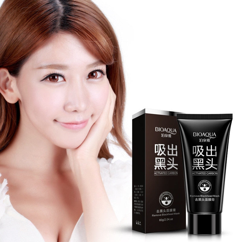 BIOAQUA Skin Care Black mud Facial face mask Deep Cleansing