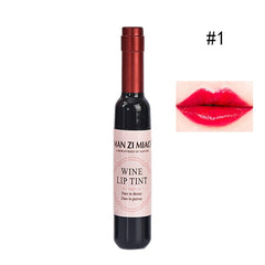 Red Wine Bottle Matte lip tint Lip Gloss Waterproof