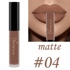 Niceface Sexy Long Lasting Waterproof Ultra Matte Liquid Lipstick