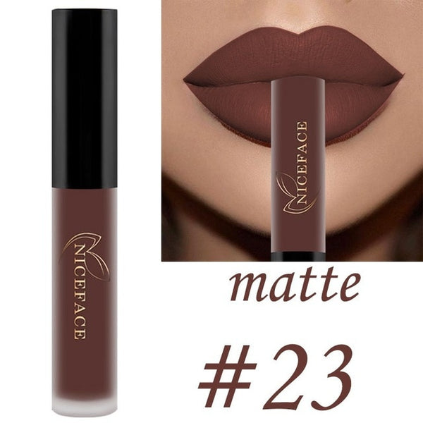 Niceface Sexy Long Lasting Waterproof Ultra Matte Liquid Lipstick