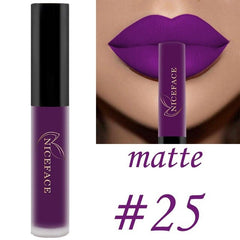 Niceface Sexy Long Lasting Waterproof Ultra Matte Liquid Lipstick