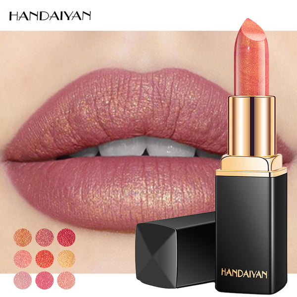 New HANDAIYAN Mermaid Color Cosmetics Shimmer Lipstick