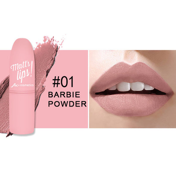 MK Lipstick Matte Waterproof Long Lasting Velvety Lip Stick