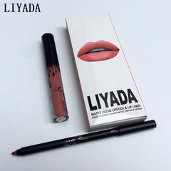 LIYADA Brand liquid matte lipstick kit lips pencil