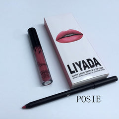 LIYADA Brand liquid matte lipstick kit lips pencil