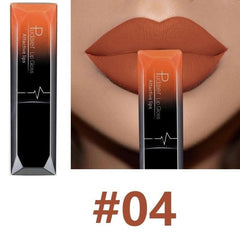 Hot Sales Waterproof Nude Matte Velvet Glossy Lip Gloss Lipstick