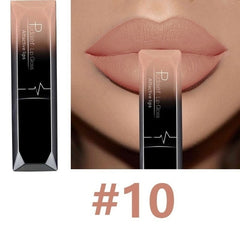 Hot Sales Waterproof Nude Matte Velvet Glossy Lip Gloss Lipstick