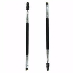 Eyebrow brush Makeup Bamboo Handle Double Eyebrow Comb