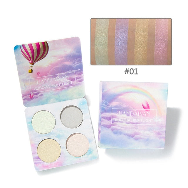 HANDAIYAN Chameleon Highlighter Palette Makeup Powder