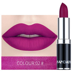 1PC Nude Waterproof Lipstick Matte Pumpkin