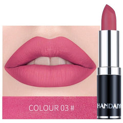 1PC Nude Waterproof Lipstick Matte Pumpkin