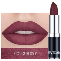 1PC Nude Waterproof Lipstick Matte Pumpkin