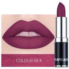 1PC Nude Waterproof Lipstick Matte Pumpkin
