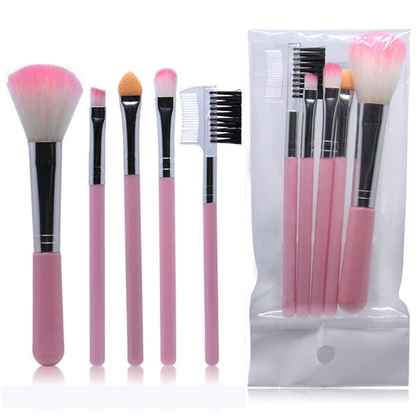 5pcs Full Professional Women's Makeup Brushes