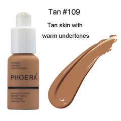 PHOERA Soft Matte Light Cream Long Lasting Liquid Face Foundation