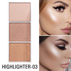 SACE LADY 4 Colors Highlighter Palette Makeup Face