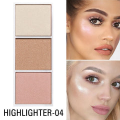 SACE LADY 4 Colors Highlighter Palette Makeup Face