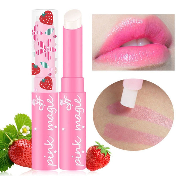 1.7g 1PC Magic Strawberry Temperature Changing Color Lipstick