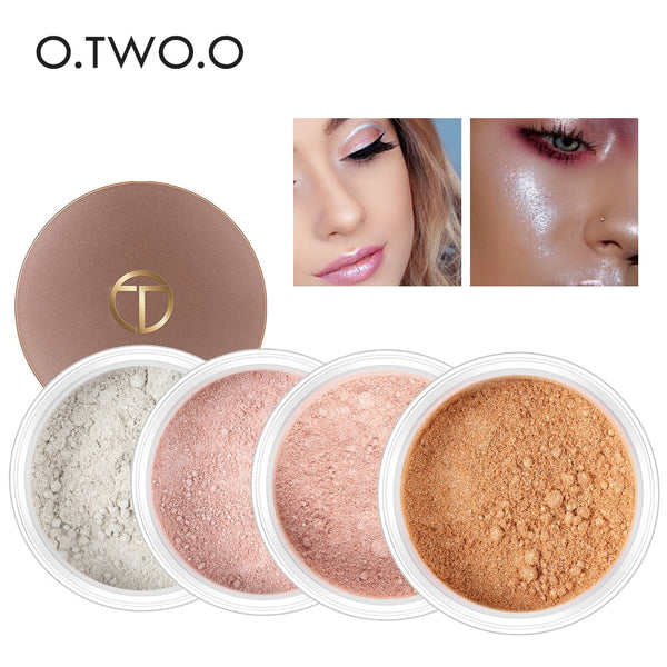 O.TWO.O 4 Colors Shimmer Loose Powder Face Makeup