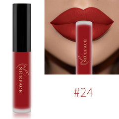 NICEFACE Lip Gloss 34 Colors Nude Matte Liquid Lipstick
